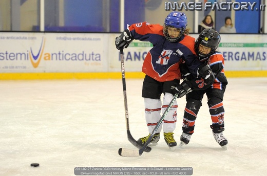 2011-02-27 Zanica 0039 Hockey Milano Rossoblu U10-Diavoli - Leonardo Quadrio